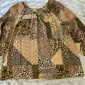 Leopard Print Women's Top